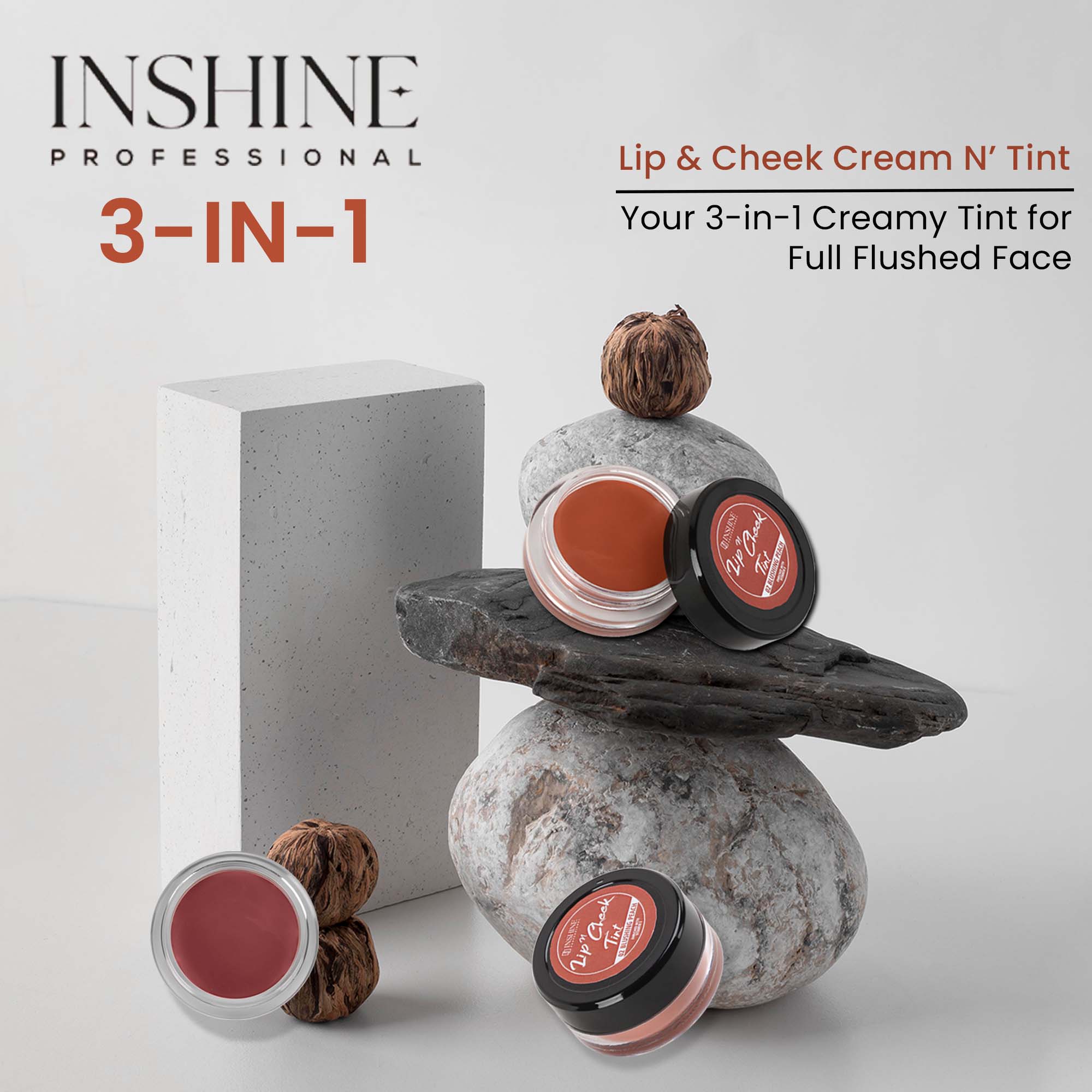 Lip n Cheek tint enriched with vitamin E