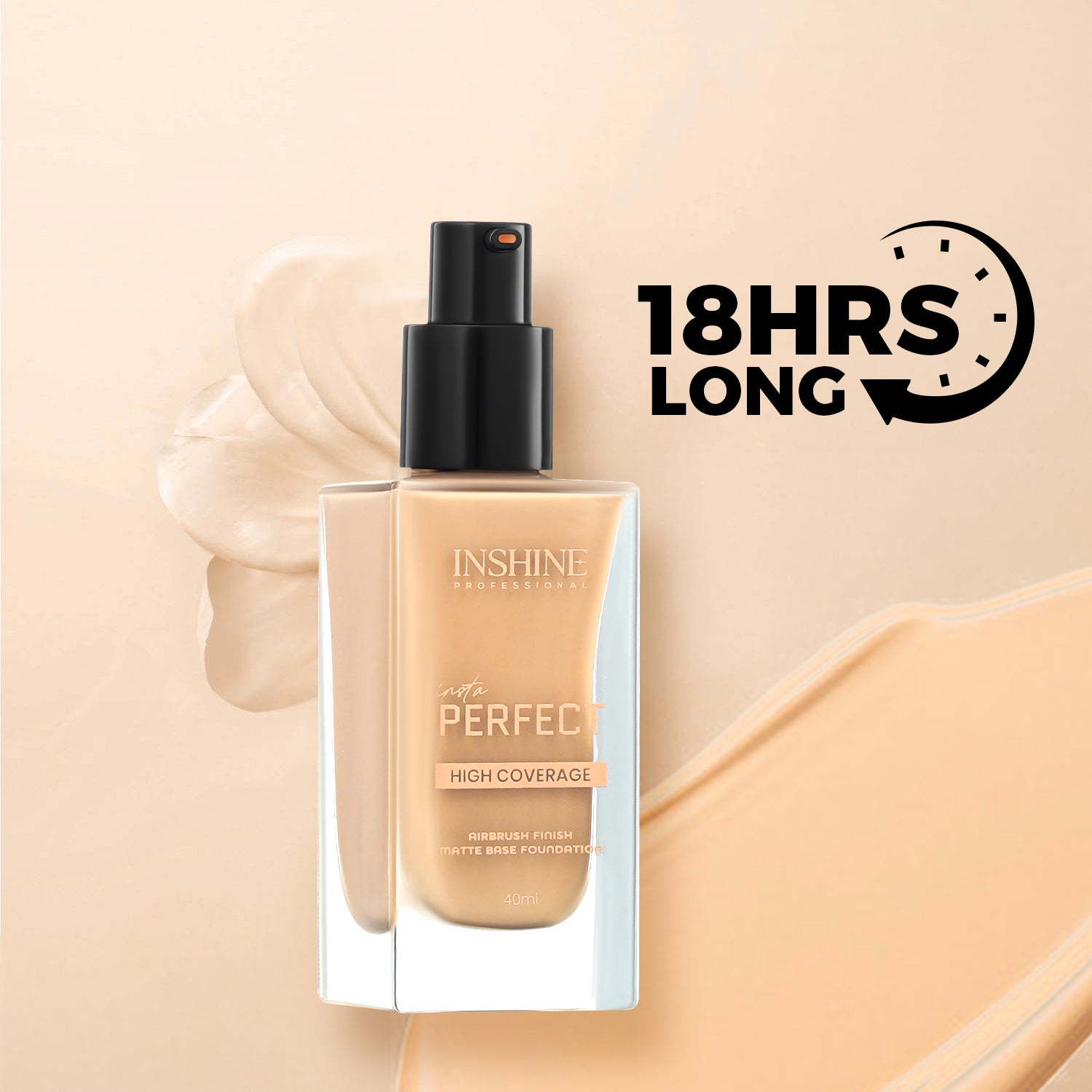 Insta Perfect High Coverage Airbrush Finish Matte Base Foundation