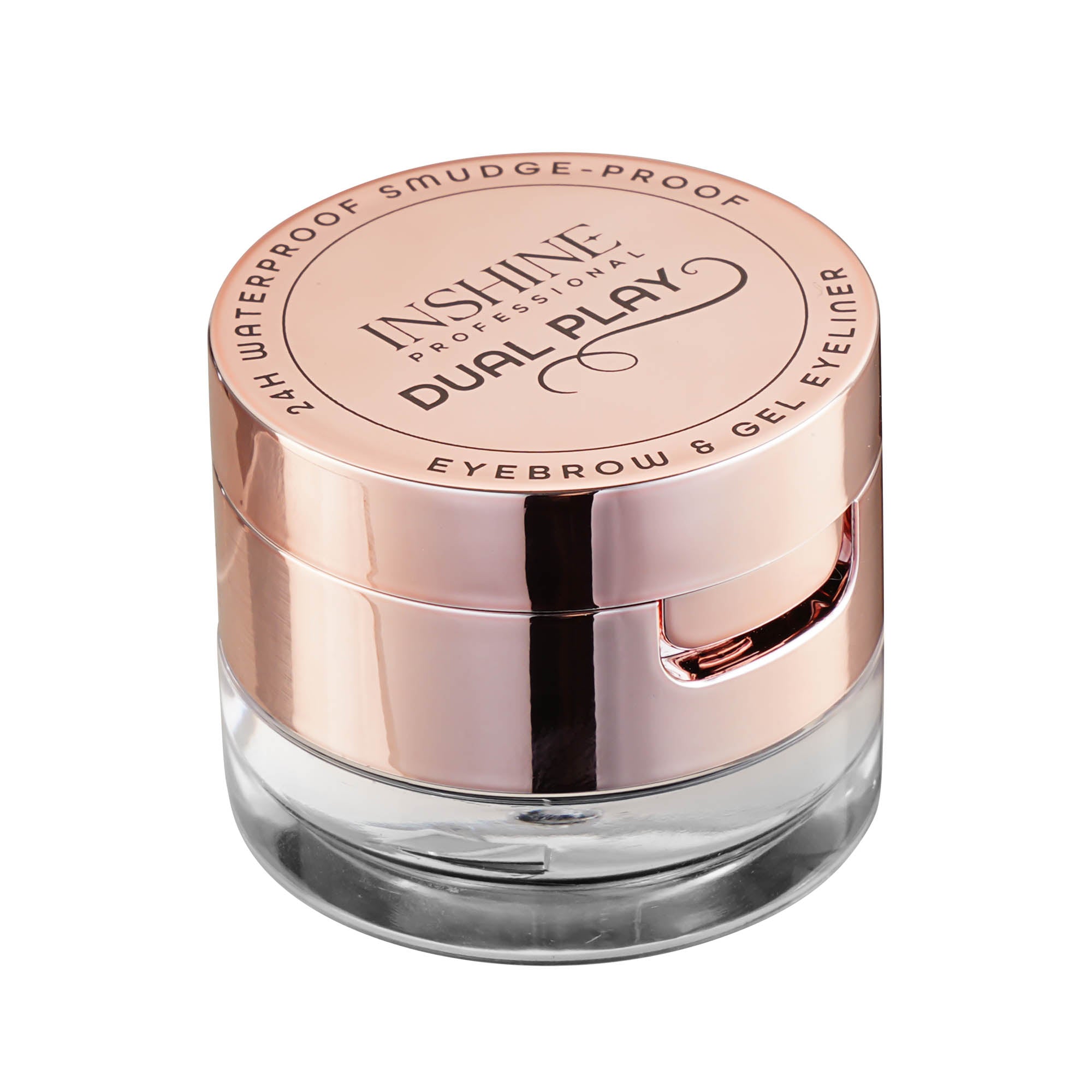 2 in 1 Dual Play Eyebrow and Gel Eyeliner, Waterproof and Smudge Proof, 24 Hours Long Lasting