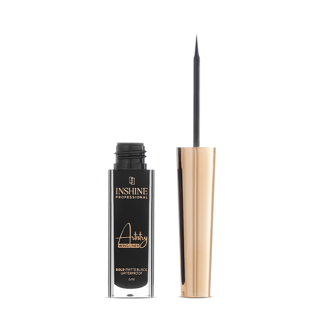 Artistry Wing Liner – Bold Matte Black Waterproof
