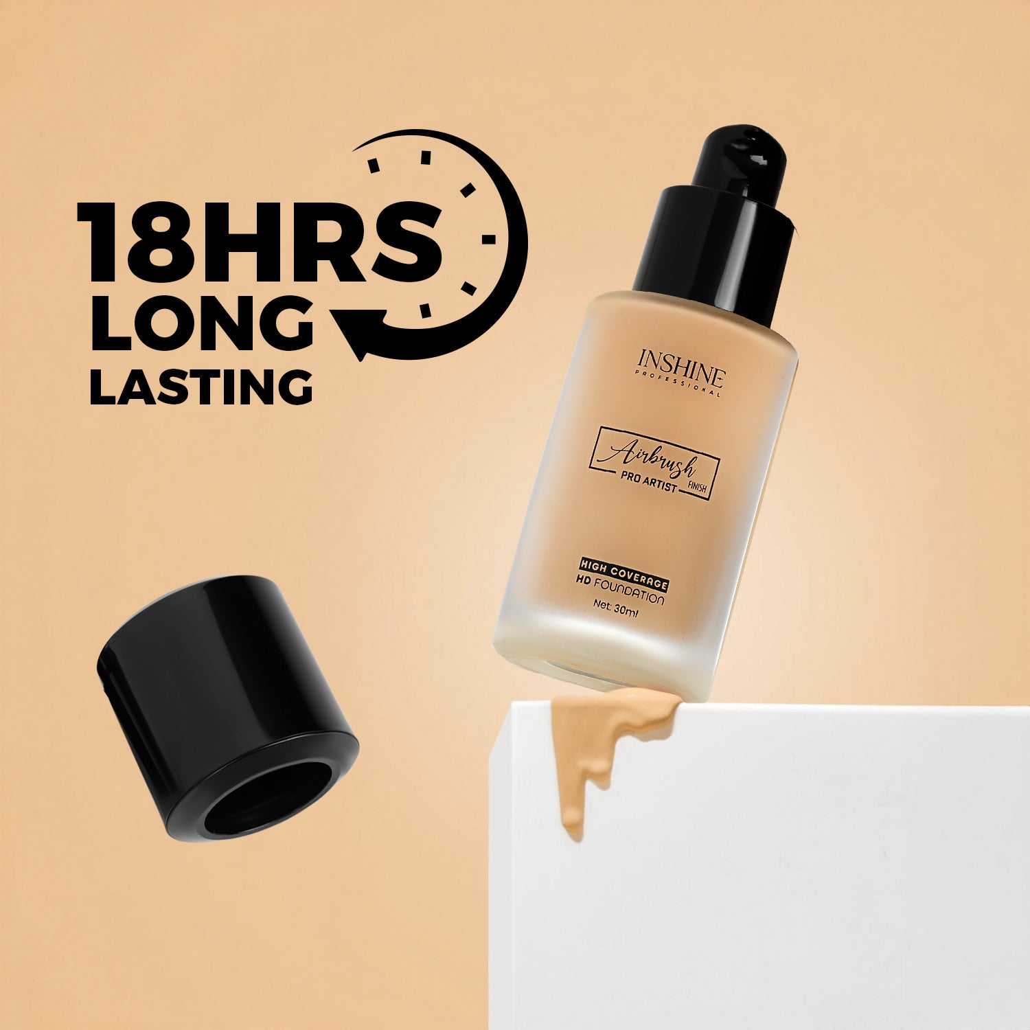 Airbrush Finish Pro Artist High Coverage HD Foundation