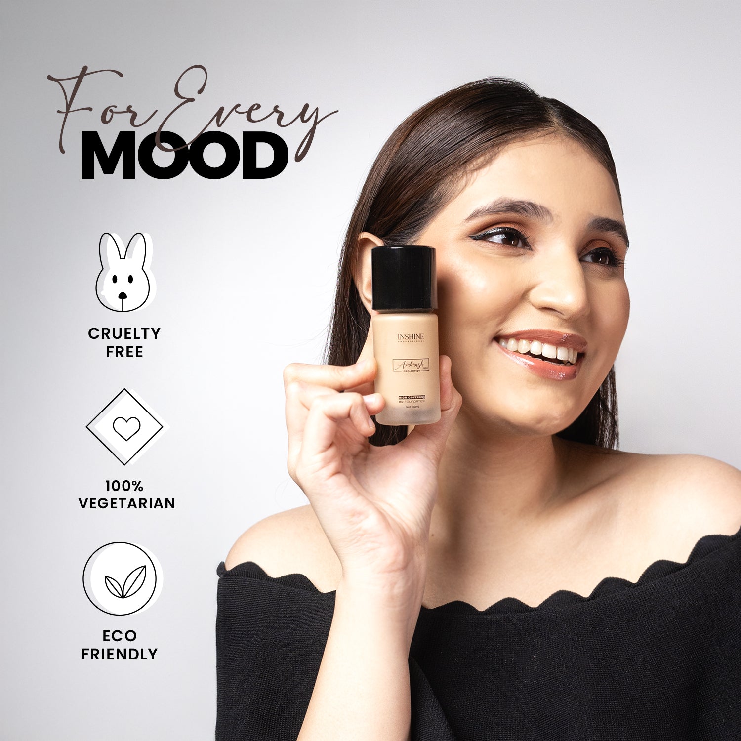Airbrush Finish Pro Artist High Coverage HD Foundation