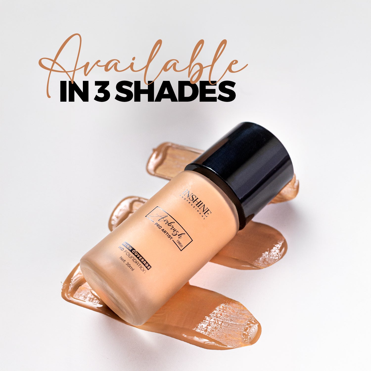 Airbrush Finish Pro Artist High Coverage HD Foundation