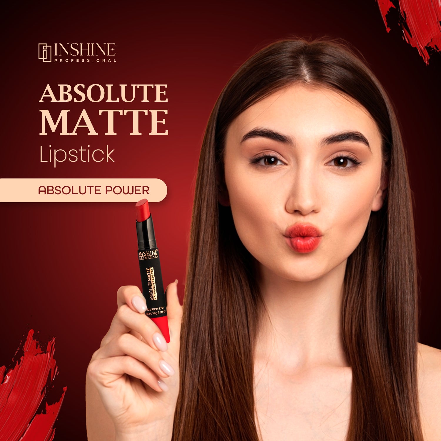 INSHINE ORIGINALS Absolute Matte No Transfer Lipstick
