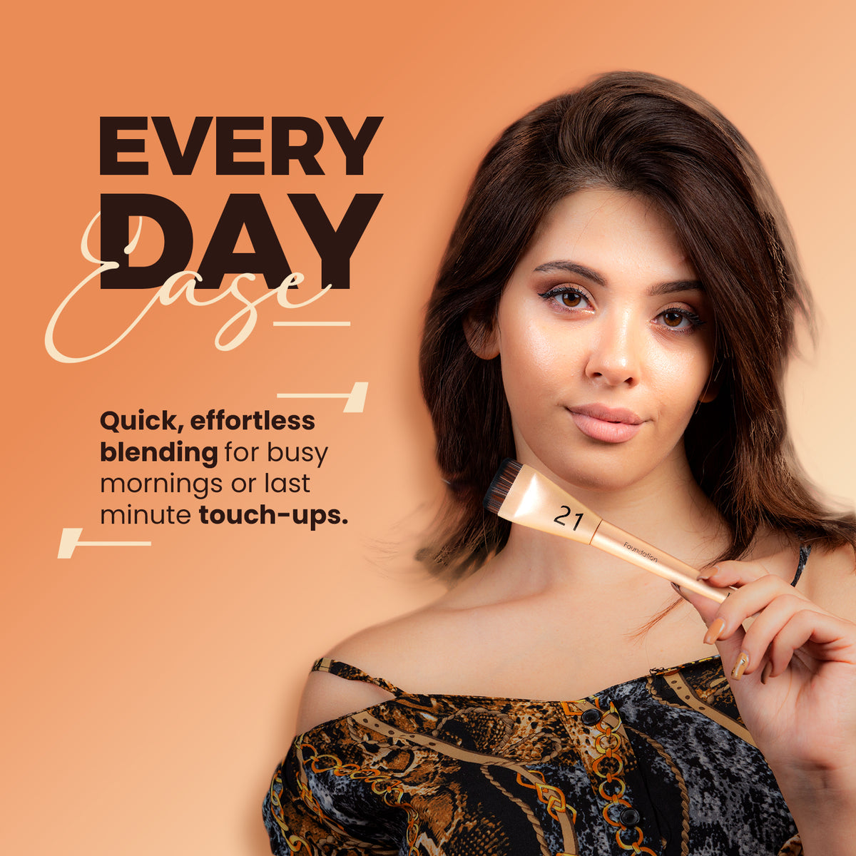 Ultra Thin Foundation Brush (B21)