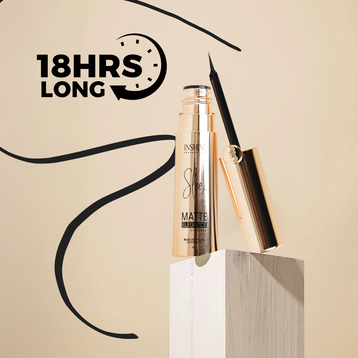 Sleek Matte Elegance Bold Graphic Ink Eyeliner