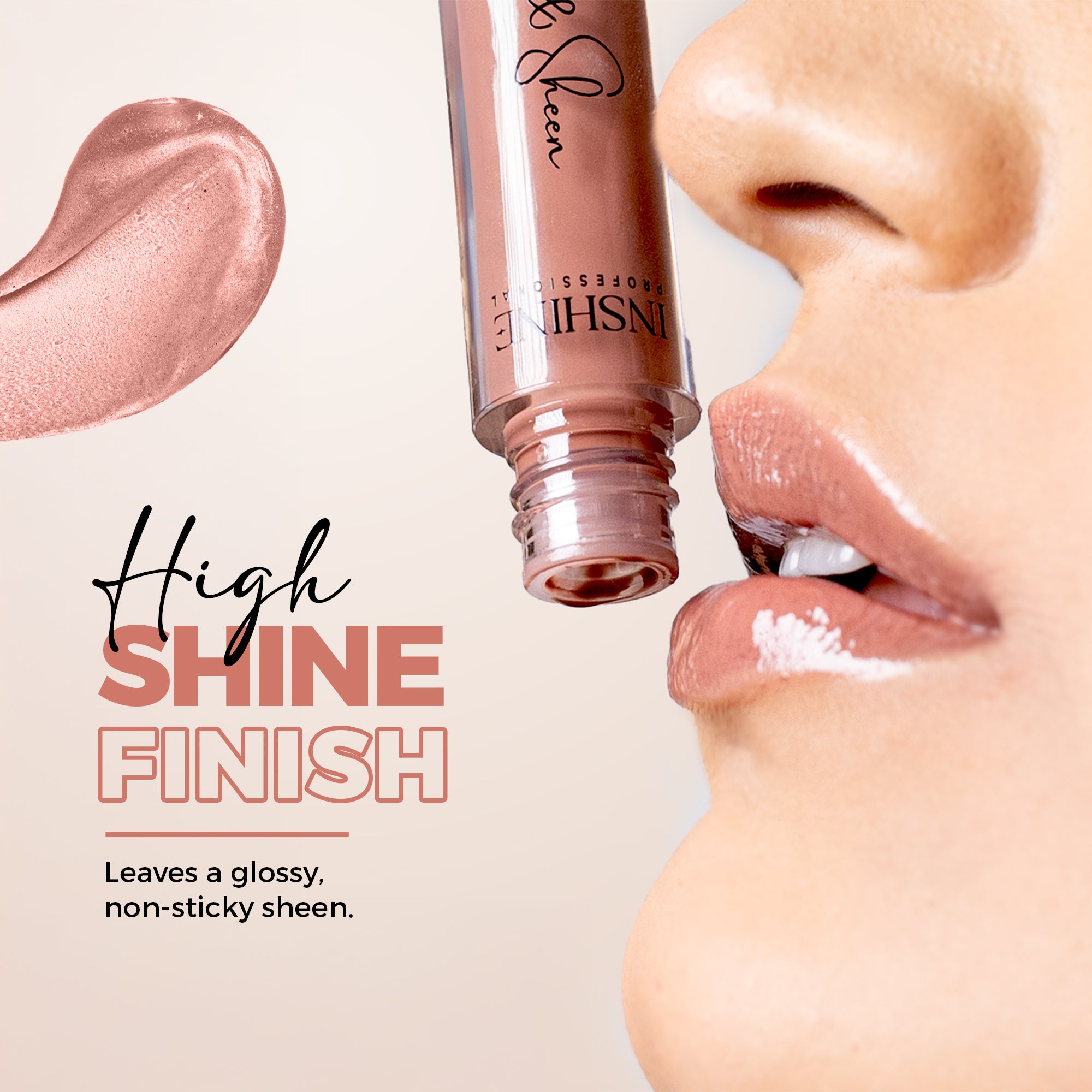 INSHINE Plum & Sheen Lip Plumping Gloss Liquid Lipstick (NEW)