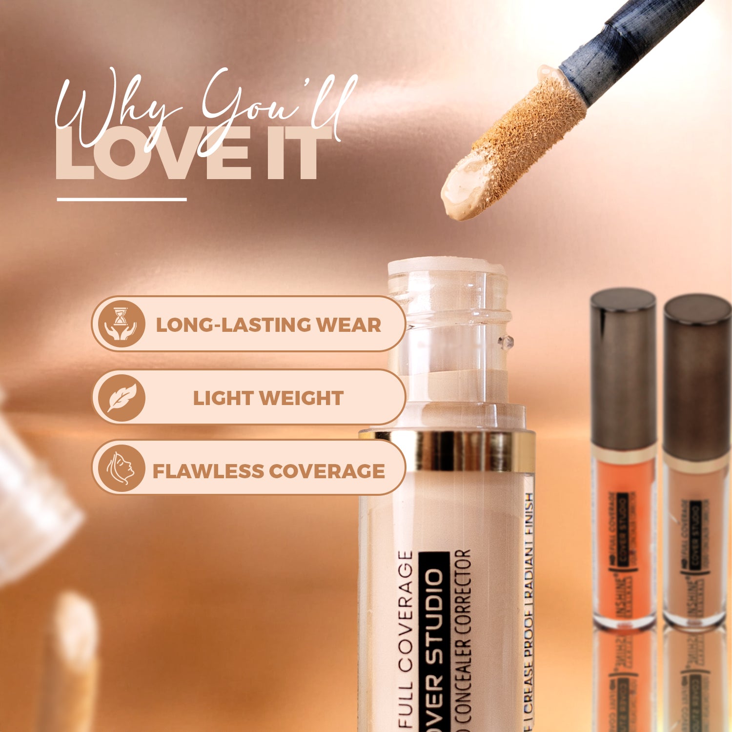 HD Cover Studio Liquid Concealer Corrector