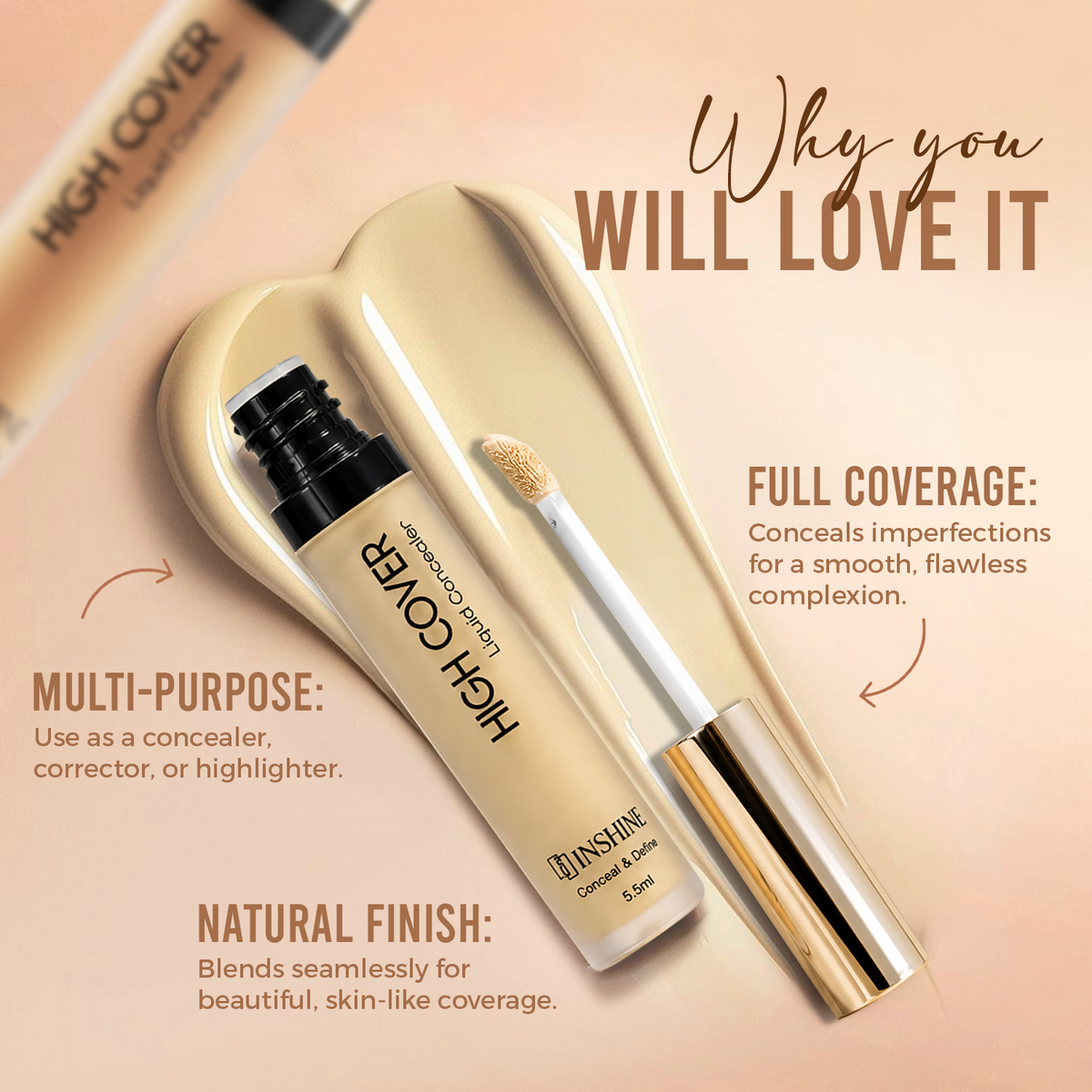 High Cover Liquid Concealer