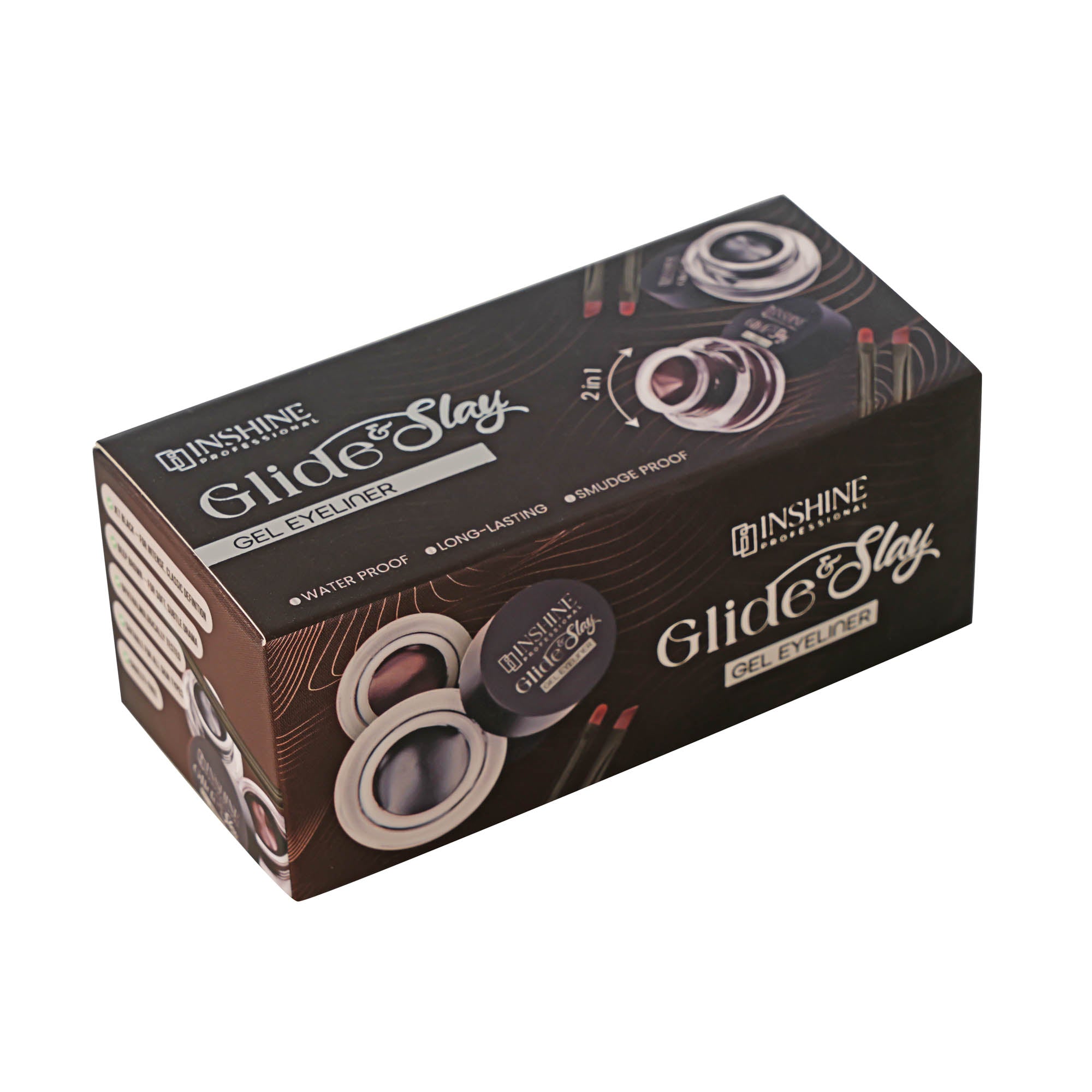 Glide & Slay Gel Eyeliner, Waterproof Long-Lasting Smudge Proof