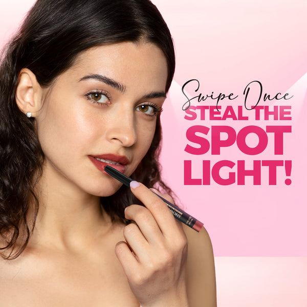 Showstopper Ultra Matte Lipstick | No Transfer & Waterproof Formula