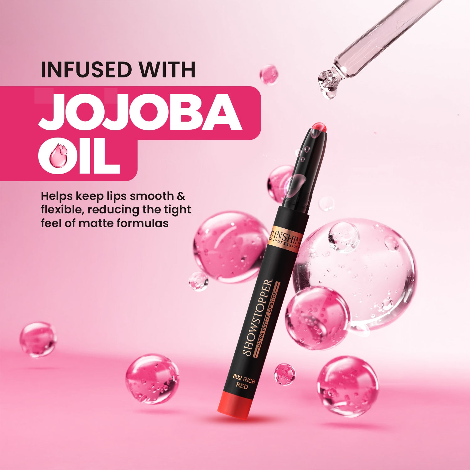Showstopper Ultra Matte Lipstick | No Transfer & Waterproof Formula