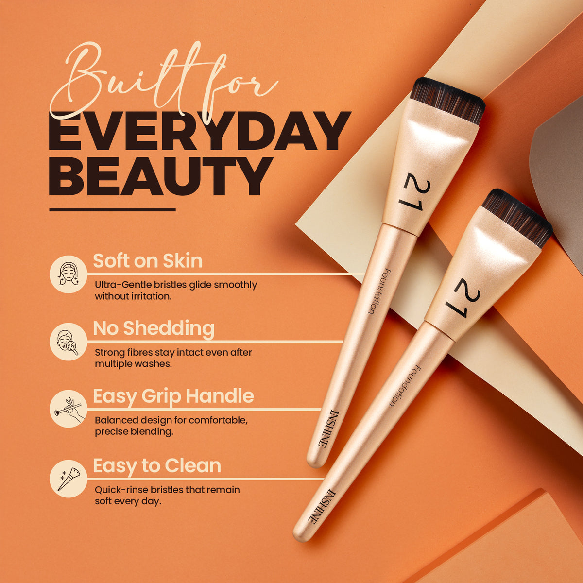 Ultra Thin Foundation Brush (B21)