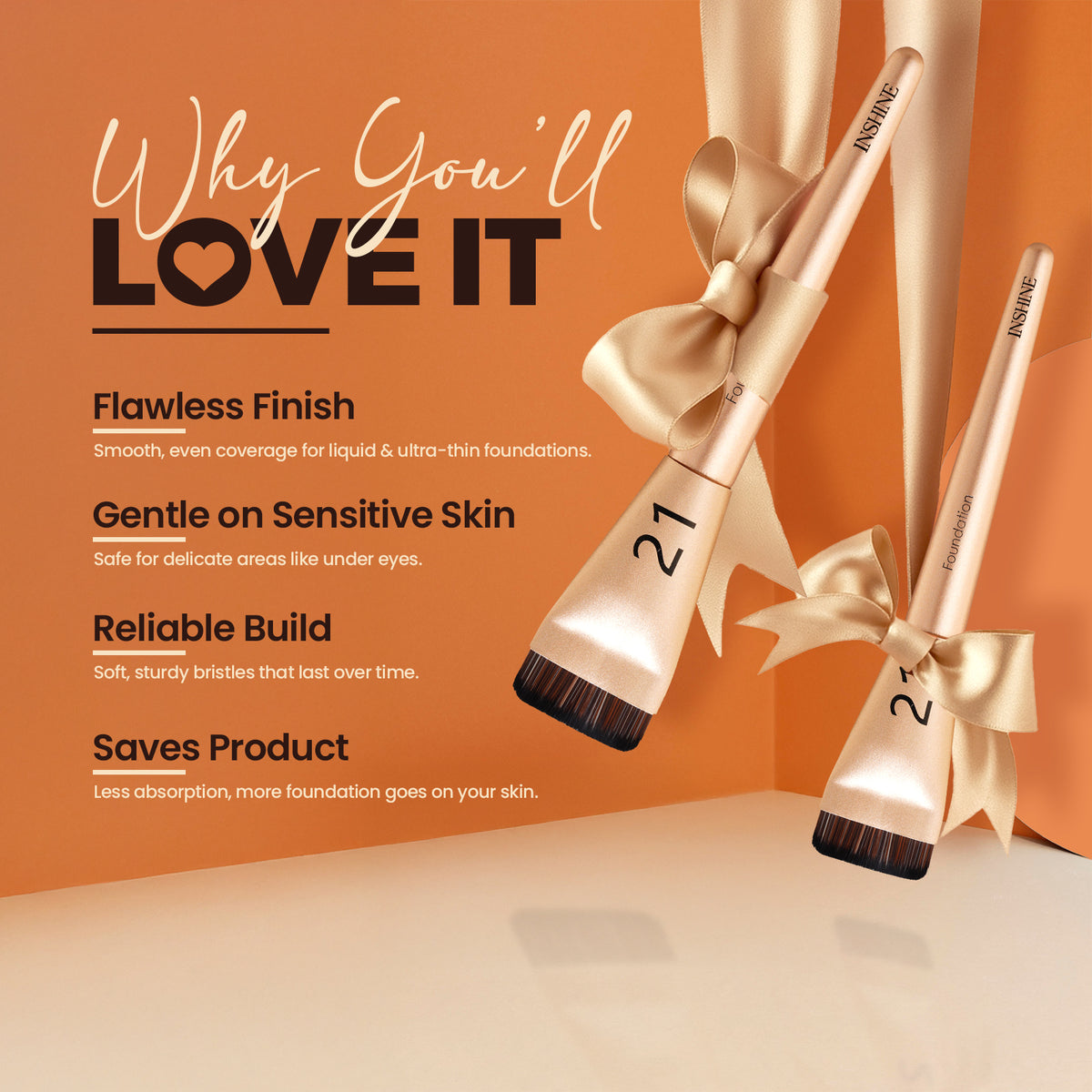 Ultra Thin Foundation Brush (B21)