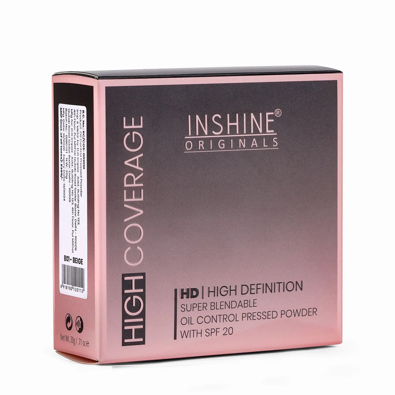 High Coverage Oil Control Compact Powder